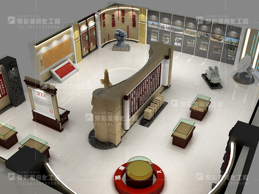 声光科技展厅-部队军事馆设计